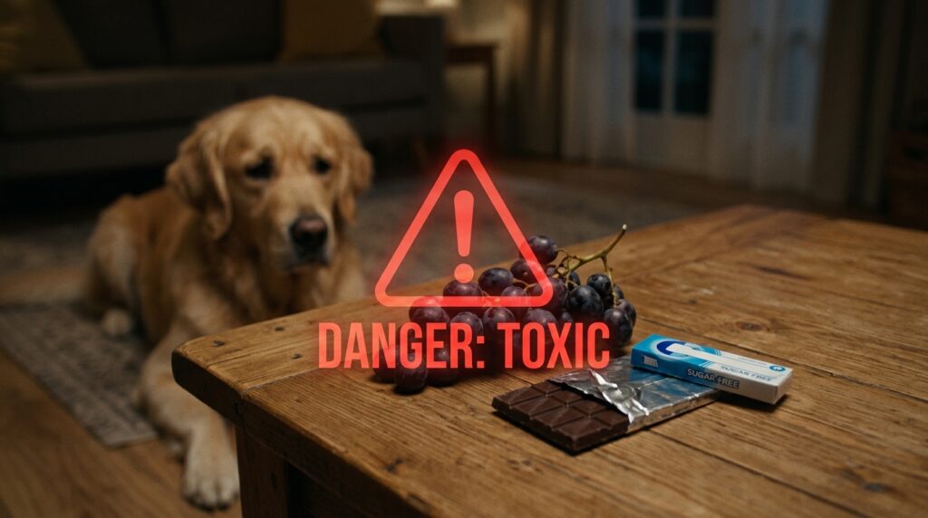 human foods that cause kidney failure in dogs toxic grapes warning.