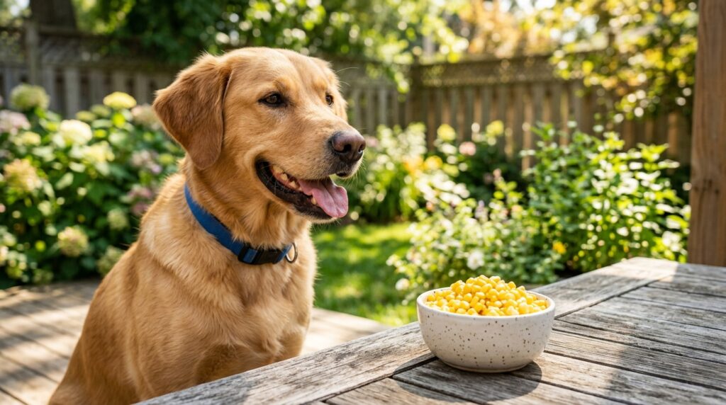 Can dogs eat corn kernels safely.