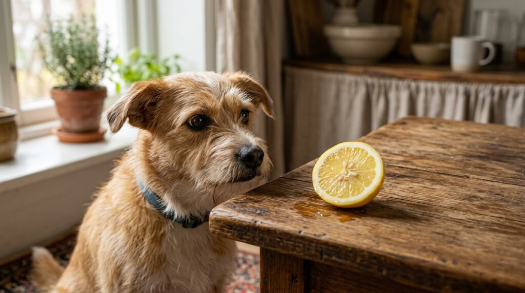 Can dogs eat lemons warning and citrus danger.