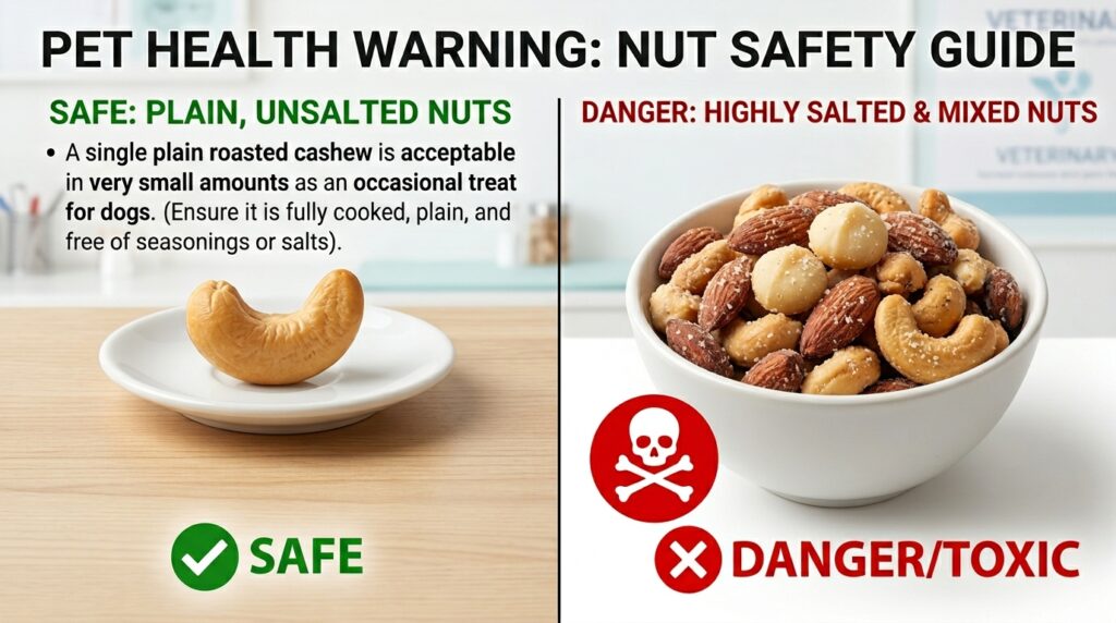 ⚠️ Health Warning: Cashews are packed with fat. Eating too many can trigger a life-threatening attack of Pancreatitis.