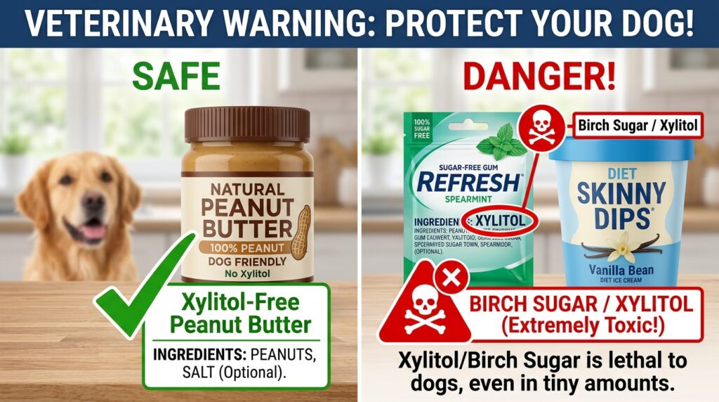 What to do if your dog ate xylitol symptoms warning.