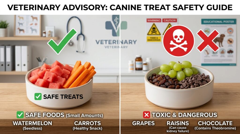 human foods that cause kidney failure in dogs like grapes and chocolate.
