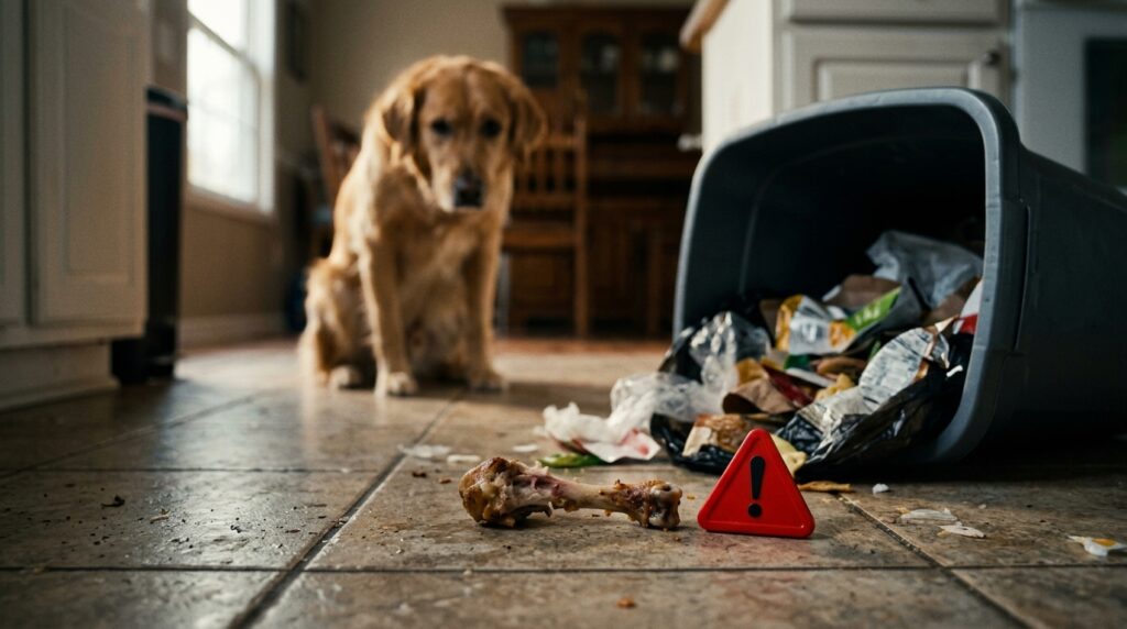 Help my dog ate a chicken bone emergency guide.