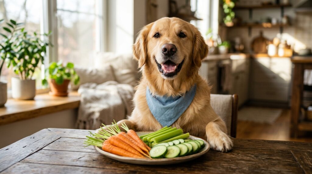 vegetables that clean dogs teeth naturally.