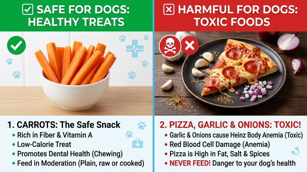 can dogs eat pizza toxic ingredients garlic and onions.