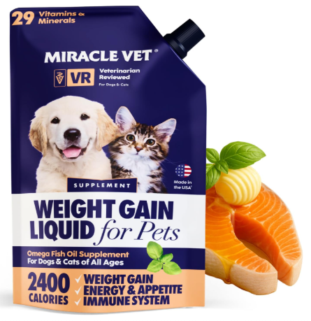 Miracle Vet High Calorie Gel is one of the best sugar supplements for dogs with hypoglycemia