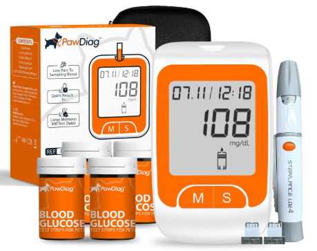 PawDiag Pet Starter Kit which is one of the best dog glucose monitors