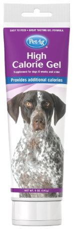 PetAg High Calorie Gel is one of the best sugar supplements for dogs with hypoglycemia