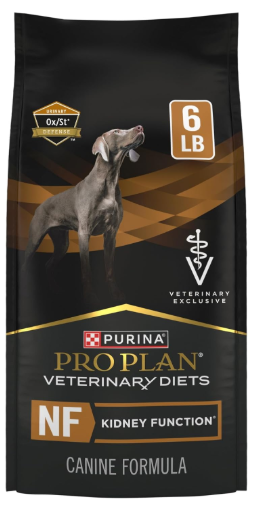 Purina Pro Plan Veterinary Diets NF Kidney Function bag, one of the best low phosphorus dog foods for kidney disease
