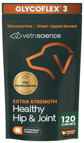 VetriScience GlycoFlex 3 bag, representing the best joint supplements for senior dogs