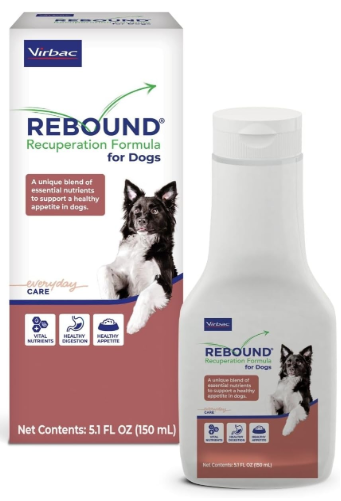 Virbac Rebound liquid formula serving as the best electrolytes for dogs