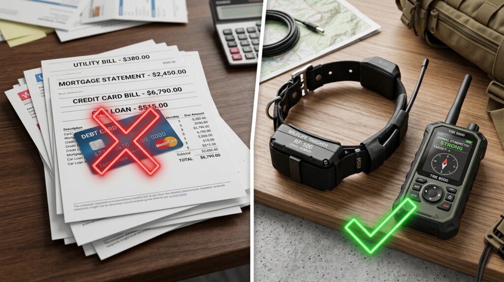 Educational comparison showing cost-effective options when searching for the best gps dog collars with no monthly fee