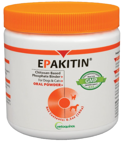 Vetoquinol Epakitin powder representing the best kidney supplements for dogs