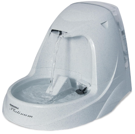 PetSafe Drinkwell Platinum fountain representing the best dog water fountains for kidney disease